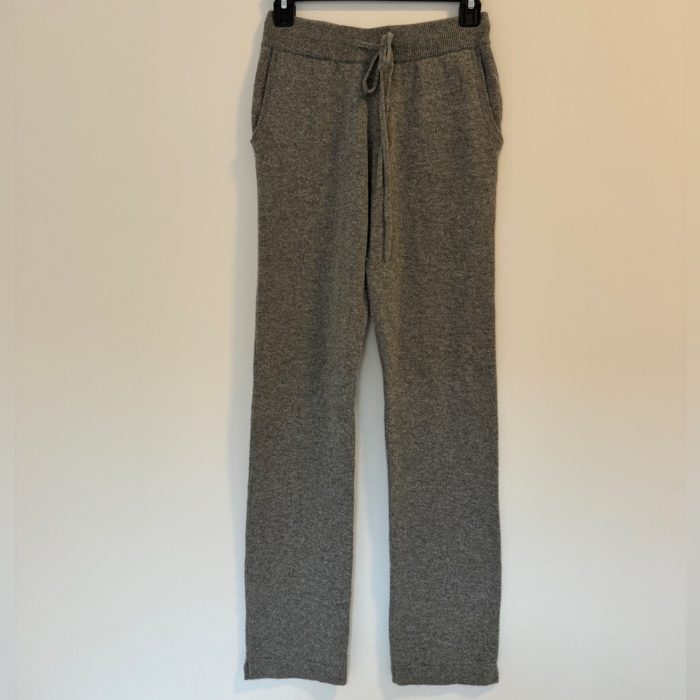 Gentle Herd Gray Cashmere Sweatpants - Picture 2 of 8